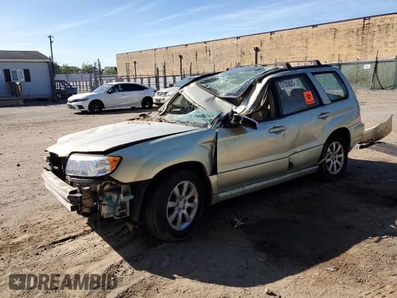 2006 Subaru Forester X with VIN JF1SG65686H754008, listed as a Copart auction lot 57283625 with Not provided miles and Salvage title. Bid and sale history available at DreamBid. Image 1.