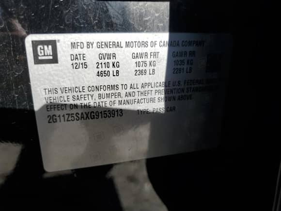 2016 Chevrolet Impala LS с VIN 2G11Z5SAXG9153913, выставлен на аукционе Copart как лот 78488424 с пробегом 152 604 миль миль и Списание • Salvage title. История ставок и продаж доступна на DreamBid. Изображение 13.