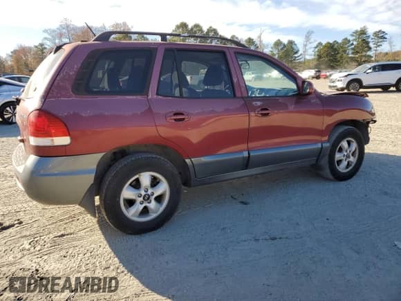2005 Hyundai Santa Fe GLS z VIN KM8SC13D75U997109, wystawiony jako Copart lot #84117194 z przebiegiem 128 052 mil mil oraz Szkoda całkowita • Salvage title. Historia ofert i sprzedaży dostępna na DreamBid. Obrazek 3.