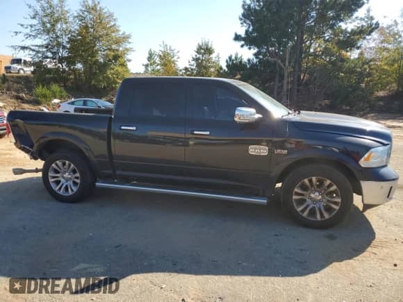 2016 Ram 1500 Longhorn Limited with VIN 1C6RR6PT5GS159702, listed as a Copart auction lot 76898884 with 272,951 mi miles and Salvage title. Bid and sale history available at DreamBid. Image 4.