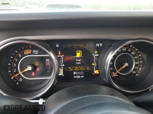 2021 Jeep Wrangler Unlimited Willys with VIN 1C4HJXDN3MW868947, listed as a Copart auction lot 80447825 with 41,226 mi miles and Salvage title. Bid and sale history available at DreamBid. Image 9.