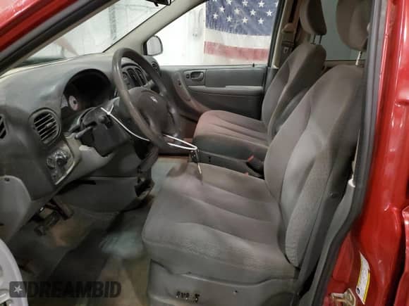 2006 Dodge Caravan SXT with VIN 1D4GP45R66B754853, listed as a Copart auction lot 82201465 with 236,597 mi miles and Salvage title. Bid and sale history available at DreamBid. Image 7.