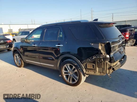 2017 Ford Explorer Limited z VIN 1FM5K7FH9HGB50399, wystawiony jako Copart lot #80117595 z przebiegiem 77 871 mil mil oraz Szkoda całkowita • Salvage title. Historia ofert i sprzedaży dostępna na DreamBid. Obrazek 2.