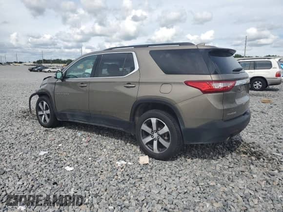 2020 Chevrolet Traverse LT with VIN 1GNERHKW9LJ146236, listed as a Copart auction lot 71595675 with 135,843 mi miles and Salvage title. Bid and sale history available at DreamBid. Image 2.