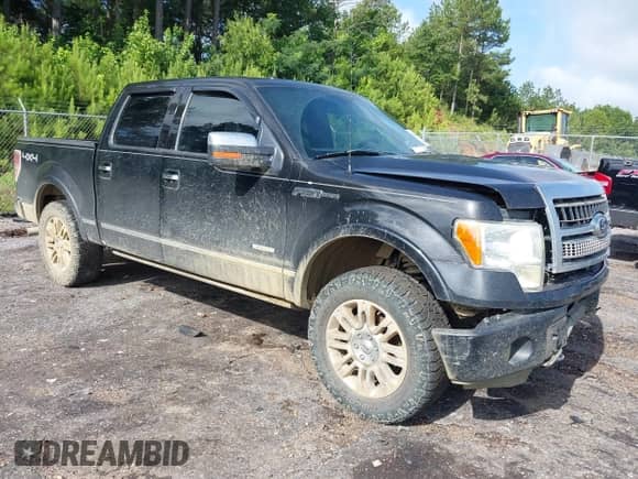 2012 Ford F-150 XL with VIN 1FTFW1ET0CFB14406, listed as a IAAI auction lot 42612707 with 190,040 mi miles and . Bid and sale history available at DreamBid. Image 1.