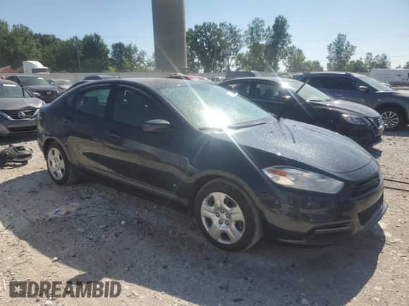 2013 Dodge Dart Aero with VIN 1C3CDFAH8DD335776, listed as a Copart auction lot 62275435 with 107,107 mi miles and Clean title. Bid and sale history available at DreamBid. Image 4.