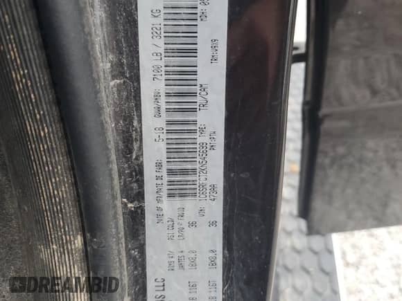 2019 Ram 1500 Tradesman z VIN 1C6SRFCT2KN545699, wystawiony jako Copart lot #69629125 z przebiegiem 77 169 mil mil oraz Szkoda całkowita • Salvage title. Historia ofert i sprzedaży dostępna na DreamBid. Obrazek 12.