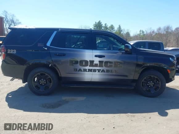 2023 Chevrolet Tahoe Commercial with VIN 1GNSKLED3PR430313, listed as a IAAI auction lot 42061257 with 22,824 mi miles and . Bid and sale history available at DreamBid. Image 13.