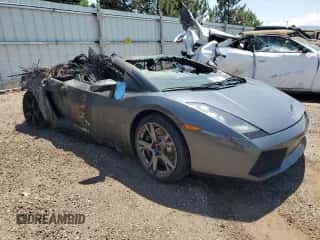 2007 Lamborghini Gallardo z VIN ZHWGU22T37LA04553, wystawiony jako Copart lot #59555995 z przebiegiem Nie podano mil oraz Szkoda całkowita • Salvage title. Historia ofert i sprzedaży dostępna na DreamBid. Obrazek 4.