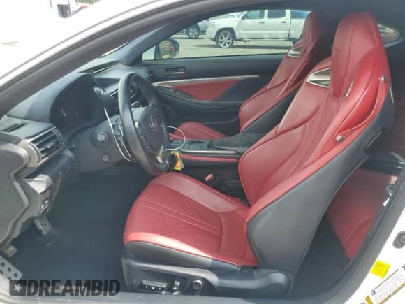 2015 Lexus RC F with VIN JTHHP5BC8F5002060, listed as a Copart auction lot 62690655 with Not provided miles and Salvage title. Bid and sale history available at DreamBid. Image 7.