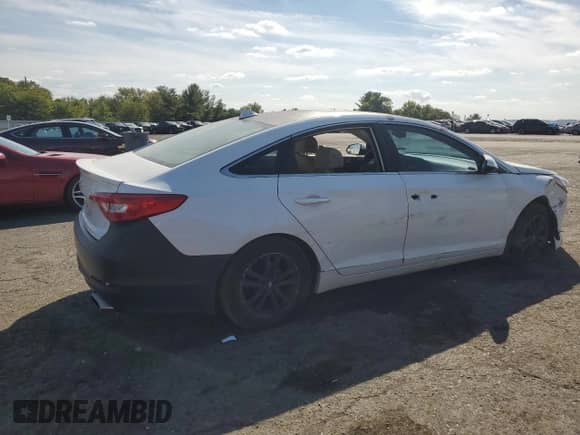 2016 Hyundai Sonata SE с VIN 5NPE24AF9GH423263, выставлен на аукционе Copart как лот 84968805 с пробегом 103 893 миль миль и Списание • Salvage title. История ставок и продаж доступна на DreamBid. Изображение 3.