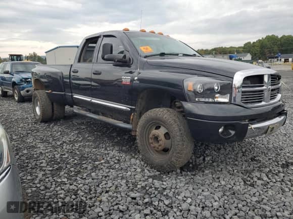 2009 Dodge RAM with VIN 3D3MX48L29G545944, listed as a Copart auction lot 80945355 with 110,299 mi miles and Salvage title. Bid and sale history available at DreamBid. Image 4.