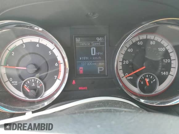 2011 Dodge Durango Crew with VIN 1D4SE4GT6BC594051, listed as a Copart auction lot 70835945 with 137,100 mi miles and Clean title. Bid and sale history available at DreamBid. Image 9.