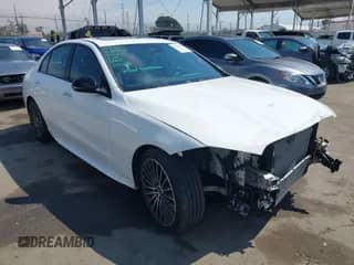 2024 Mercedes-Benz C 300 z VIN W1KAF4GB9RR237165, wystawiony jako IAAI lot #42907491 z przebiegiem 8 143 mil mil oraz . Historia ofert i sprzedaży dostępna na DreamBid. Obrazek 1.
