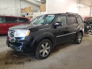 2014 Honda Pilot Touring with VIN 5FNYF4H93EB053490, listed as a Copart auction lot 82048495 with 144,096 mi miles and Salvage title. Bid and sale history available at DreamBid. Image 1.