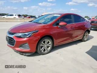 2019 Chevrolet Cruze LT с VIN 1G1BE5SM1K7141914, выставлен на аукционе Copart как лот 81870825 с пробегом 102 522 миль миль и Списание • Salvage title. История ставок и продаж доступна на DreamBid. Изображение 1.