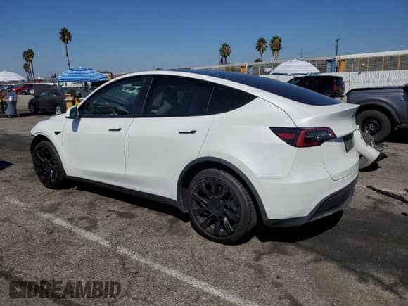 2021 Tesla Model Y Long Range с VIN 5YJYGDEE2MF243701, выставлен на аукционе Copart как лот 81344595 с пробегом 50 095 миль миль и Списание • Salvage title. История ставок и продаж доступна на DreamBid. Изображение 2.