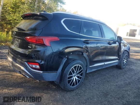 2019 Hyundai Santa Fe SEL with VIN 5NMS3CAD1KH121982, listed as a Copart auction lot 84900695 with 134,537 mi miles and Clean title. Bid and sale history available at DreamBid. Image 3.