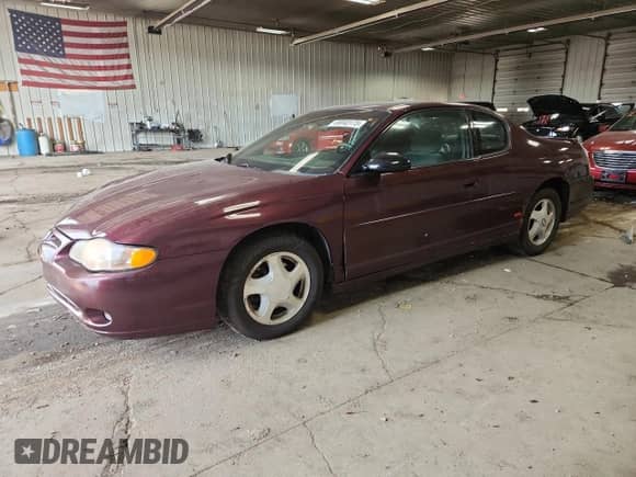 2004 Chevrolet Monte Carlo SS с VIN 2G1WX12K749164960, выставлен на аукционе Copart как лот 69040175 с пробегом 104 073 миль миль и На запчасти • Non repairable. История ставок и продаж доступна на DreamBid. Изображение 1.