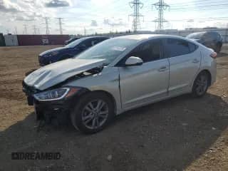 2017 Hyundai Elantra SE with VIN 5NPD84LF5HH183797, listed as a Copart auction lot 81714375 with Not provided miles and Salvage title. Bid and sale history available at DreamBid. Image 1.