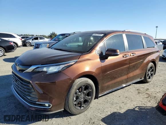 2023 Toyota Sienna Limited с VIN 5TDZRKEC8PS167242, выставлен на аукционе Copart как лот 85425995 с пробегом 30 359 миль миль и Списание • Salvage title. История ставок и продаж доступна на DreamBid. Изображение 1.