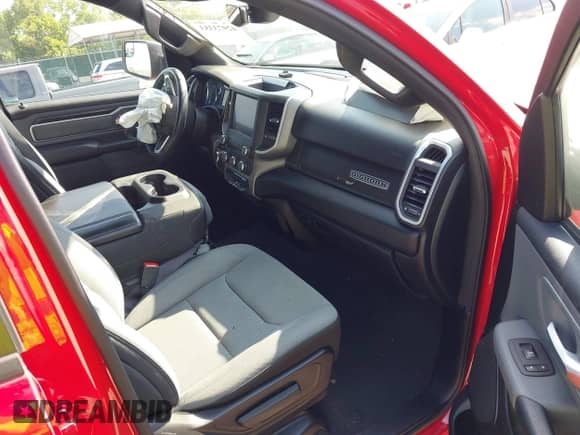 2022 Ram 1500 Big Horn with VIN 1C6RREMT7NN275879, listed as a IAAI auction lot 42973353 with 42,674 mi miles and . Bid and sale history available at DreamBid. Image 5.