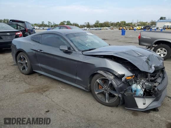 2018 Ford Mustang EcoBoost with VIN 1FA6P8TH1J5159495, listed as a Copart auction lot 82081605 with Not provided miles and Salvage title. Bid and sale history available at DreamBid. Image 4.