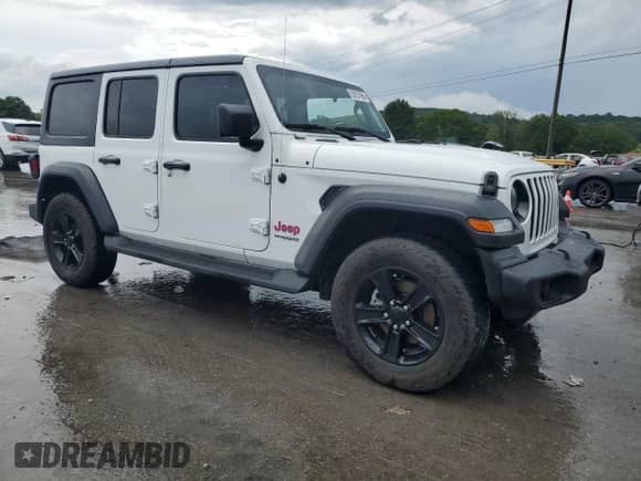 2022 Jeep Wrangler Unlimited Willys с VIN 1C4HJXDN9NW242045, выставлен на аукционе Copart как лот 59857985 с пробегом 34 970 миль миль и Списание • Salvage title. История ставок и продаж доступна на DreamBid. Изображение 4.