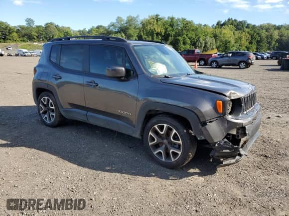 2018 Jeep Renegade Latitude with VIN ZACCJABB5JPJ68093, listed as a Copart auction lot 70480605 with 209,024 mi miles and Clean title. Bid and sale history available at DreamBid. Image 4.