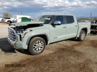 2025 Toyota Tundra 1794 Edition with VIN 5TFMA5DBXSX262996, listed as a Copart auction lot 80728965 with 8,538 mi miles and Salvage title. Bid and sale history available at DreamBid. Image 1.