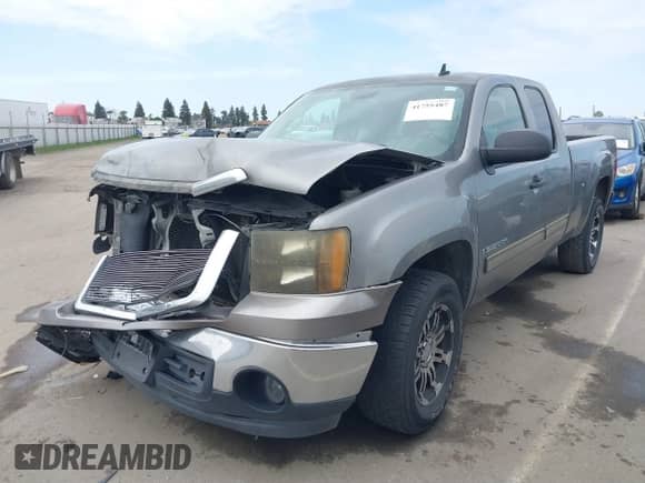 2007 GMC Sierra 1500 SLE1 with VIN 1GTEC19C57Z584076, listed as a IAAI auction lot 41755487 with 243,169 mi miles and . Bid and sale history available at DreamBid. Image 2.