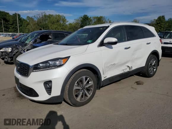 2019 Kia Sorento EX with VIN 5XYPHDA53KG464244, listed as a Copart auction lot 80789575 with 102,914 mi miles and Salvage title. Bid and sale history available at DreamBid. Image 1.