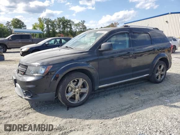 2017 Dodge Journey Crossroad Plus with VIN 3C4PDCGB4HT607898, listed as a Copart auction lot 69689245 with 135,199 mi miles and Salvage title. Bid and sale history available at DreamBid. Image 1.