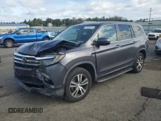 2017 Honda Pilot EX-L with VIN 5FNYF6H5XHB036649, listed as a Copart auction lot 81934745 with 143,326 mi miles and Salvage title. Bid and sale history available at DreamBid. Image 1.