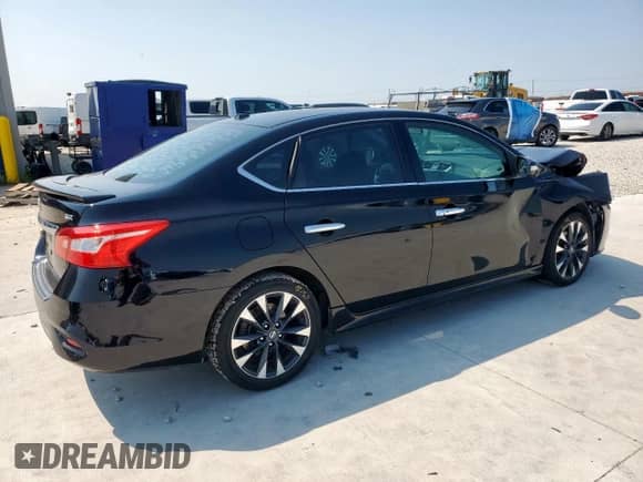 2017 Nissan Sentra SR with VIN 3N1AB7AP4HY400375, listed as a Copart auction lot 72025235 with 101,110 mi miles and Salvage title. Bid and sale history available at DreamBid. Image 3.