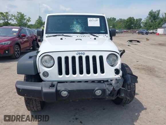 2014 Jeep Wrangler Sport with VIN 1C4AJWAG8EL276335, listed as a IAAI auction lot 42874697 with 115,070 mi miles and . Bid and sale history available at DreamBid. Image 13.