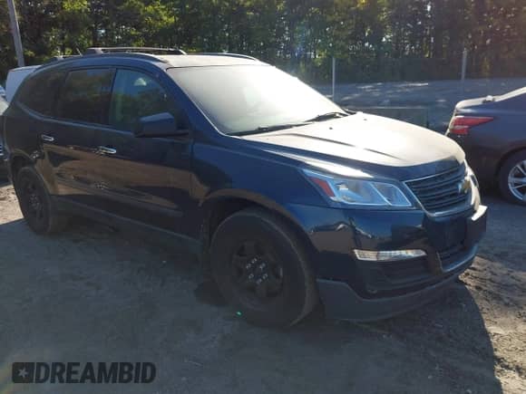 2015 Chevrolet Traverse LS z VIN 1GNKVFED6FJ293826, wystawiony jako IAAI lot #43148870 z przebiegiem 202 889 mil mil oraz . Historia ofert i sprzedaży dostępna na DreamBid. Obrazek 1.