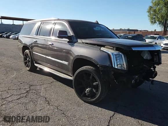 2015 Cadillac Escalade ESV Luxury с VIN 1GYS3SKJ3FR647668, выставлен на аукционе Copart как лот 81717915 с пробегом Не указан миль и Списание • Salvage title. История ставок и продаж доступна на DreamBid. Изображение 15.