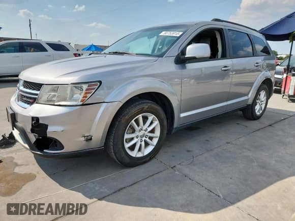 2016 Dodge Journey SXT with VIN 3C4PDCBG0GT134874, listed as a Copart auction lot 80753915 with 118,957 mi miles and Clean title. Bid and sale history available at DreamBid. Image 1.