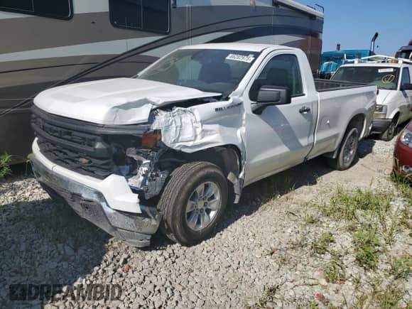 2022 Chevrolet Silverado 1500 Work Truck с VIN 3GCNAAED7NG685315, выставлен на аукционе Copart как лот 66282975 с пробегом 42 620 миль миль и Списание • Salvage title. История ставок и продаж доступна на DreamBid. Изображение 1.