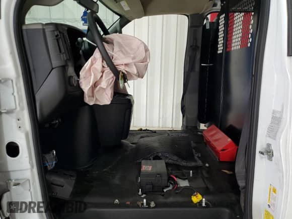 2024 Chevrolet Express Cargo with VIN 1GCWGAFP3R1159375, listed as a Copart auction lot 69981855 with 13,123 mi miles and Clean title. Bid and sale history available at DreamBid. Image 7.
