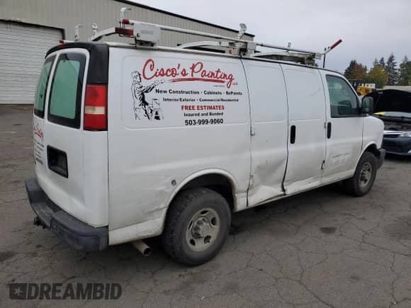 2008 Chevrolet Express Cargo с VIN 1GCGG25C981188144, выставлен на аукционе Copart как лот 76550214 с пробегом 292 178 миль миль и Списание • Salvage title. История ставок и продаж доступна на DreamBid. Изображение 3.
