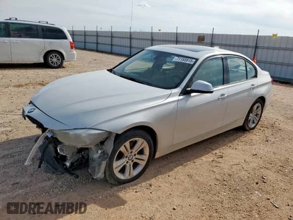 2016 BMW 3 Series 328i with VIN WBA8E9G58GNT44552, listed as a Copart auction lot 71155915 with 121,103 mi miles and Salvage title. Bid and sale history available at DreamBid. Image 1.