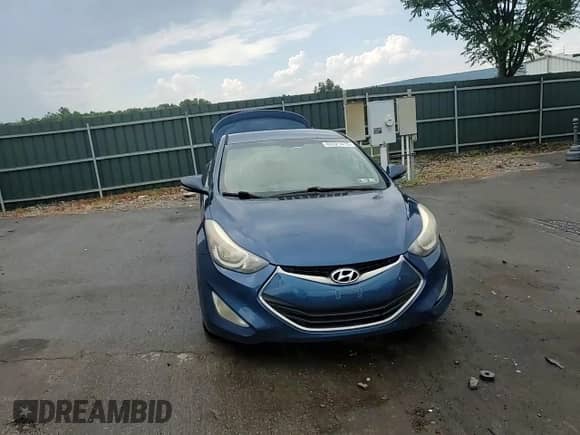 2014 Hyundai Elantra with VIN KMHDH6AH8EU028657, listed as a Copart auction lot 66521415 with 148,505 mi miles and Salvage title. Bid and sale history available at DreamBid. Image 13.