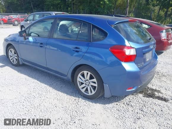 2015 Subaru Impreza Premium with VIN JF1GPAC65FH284029, listed as a IAAI auction lot 43226350 with 137,253 mi miles and . Bid and sale history available at DreamBid. Image 3.