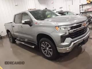 2024 Chevrolet Silverado 1500 LT z VIN 2GCUDDED8R1217614, wystawiony jako IAAI lot #42255859 z przebiegiem 8 811 mil mil oraz . Historia ofert i sprzedaży dostępna na DreamBid. Obrazek 1.