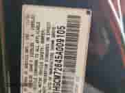 2005 Honda Accord EX-L with VIN 1HGCM72645A009105, listed as a Copart auction lot 70323045 with 145,757 mi miles and Salvage title. Bid and sale history available at DreamBid. Image 12.