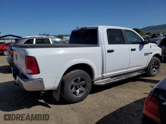 2018 Ram 1500 Big Horn с VIN 1C6RR7LMXJS290359, выставлен на аукционе Copart как лот 52459675 с пробегом 155 366 миль миль и Списание • Salvage title. История ставок и продаж доступна на DreamBid. Изображение 3.