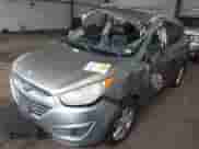 2012 Hyundai Tucson GLS with VIN KM8JU3AC7CU388341, listed as a IAAI auction lot 43014447 with 35,375 mi miles and . Bid and sale history available at DreamBid. Image 2.