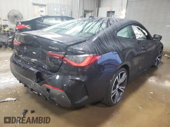 2023 BMW 4 Series 430i xDrive with VIN WBA73AP01PCN00420, listed as a Copart auction lot 38771214 with 4,439 mi miles and . Bid and sale history available at DreamBid. Image 3.